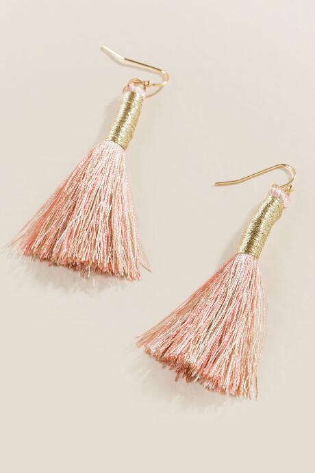 Francesca's Delores Tassel Drop Earrings - Multi