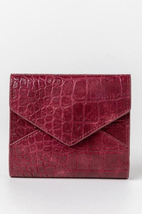 Francesca's Willow Envelop Small Wallet - Burgundy