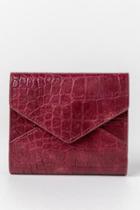 Francesca's Willow Envelop Small Wallet - Burgundy
