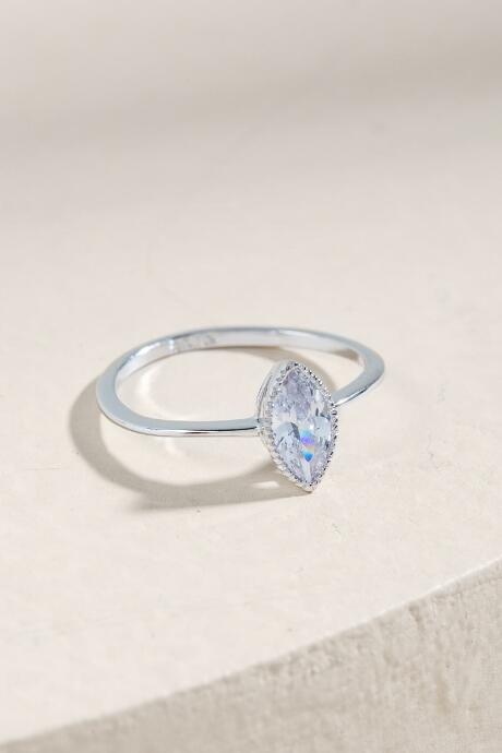 Francesca's Lena Marquis Focal Ring - Silver