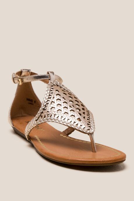 Report Lindi Gladiator Sandal - Gold