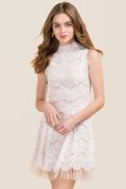 Alya Arabelle Lace Dress - White