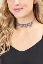 Francesca's Bria Boho Statement Choker - Silver