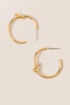 Francesca's Casey Knot Hoop Earring - Gold