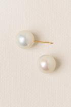Francesca's Adelynn Opulent Pearl Stud Earrings - Pearl