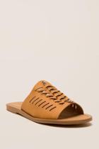 Indigo Rd. Solo Woven Studded Slide Sandal - Tan