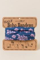 Francesca's Half Boho Bandeau By Natural Life In Wall Flowers - Navy