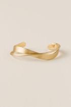 Francesca's Eryn Curved Bar Bracelet - Gold