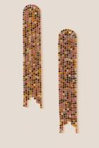 Francesca's Aravis Cascading Crystal Earrings - Multi