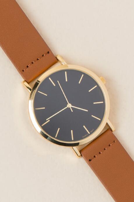 Francesca's Astrid Classic Watch - Brown