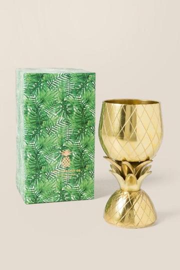 W & P Gold Pineapple Tumbler