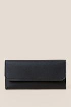 Francesca's Elsa Snap Close Wallet - Black