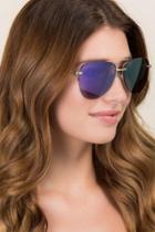 Francesca's Maxima Aviator Sunglasses - Multi