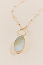 Francesca's Gemma Stone Pendant Necklace - Multi