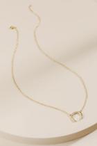 Francesca's Ayla Bullhorn Pendant Necklace - Gold