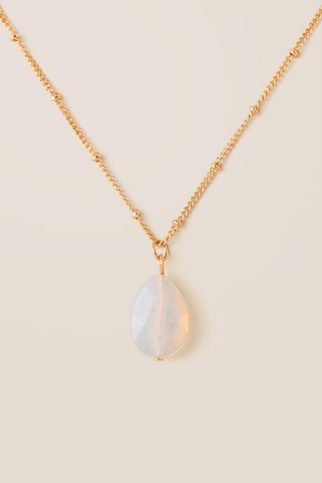 Francesca Inchess Hadley Iridescent Stone Pendant - Iridescent