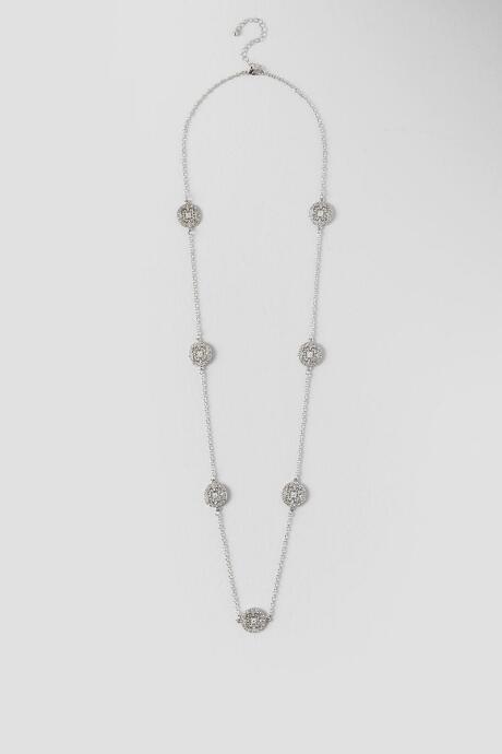Francesca's Charlotte Round Filigree Necklace - Silver