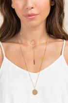 Francesca's Auburn Layering Necklace - Gold
