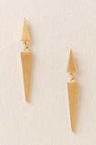 Francesca's Tamarrah Double Triangle Earring - Gold
