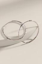 Francesca's Daniella Thick Metal Hoops - Silver