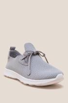 Not Rated Marlow Lace Up Sneaker - Light Gray