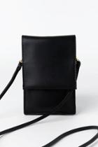 Francesca's Tane Classic Vertical Wallet - Black