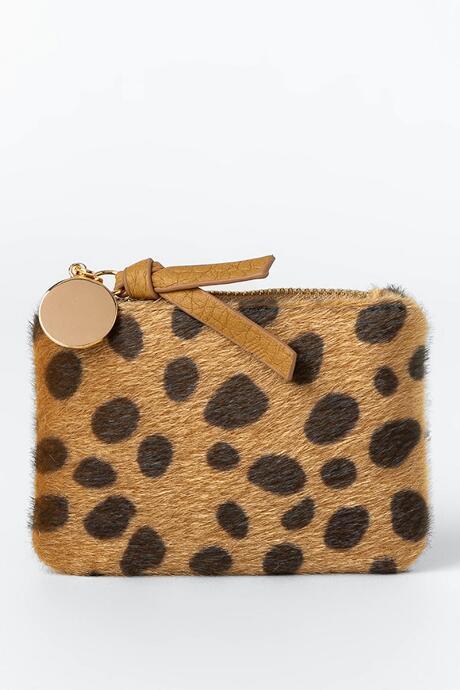 Francesca's Kelsey Leopard Coin Pouch - Leopard
