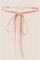 Francesca's Rosalind Velvet Wrap Choker - Mauve