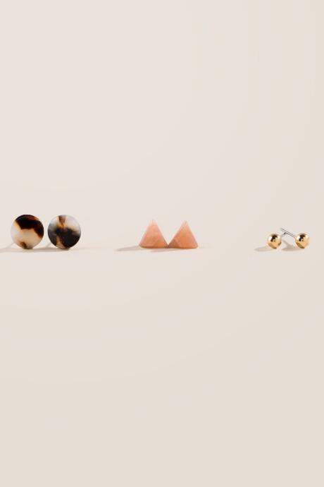 Francesca's Kayliegh Resin Stud Set - Multi