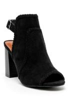 Mia Mh0274b Briad Trim Sling Back Bootie - Black