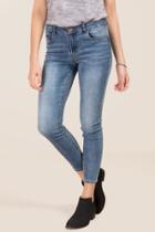 Almost Famous Saige Mid Rise Medium Wash Legging Jean - Medium Wash