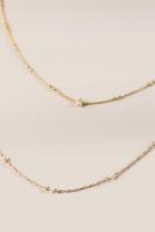 Francesca's Samantha Pearl Layered Necklace - Pearl