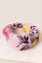 Francesca's Boho Bandeau In Pink Floral - Pink