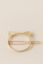 Francesca's Arlene Cat Hair Pin - Gold