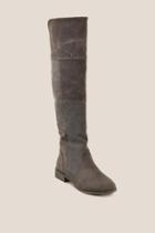 Olivia Miller Jada Patchwork Tall Boot - Taupe