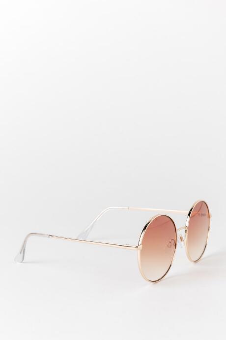 Francesca's Olive Ombre Cat Eye Sunglasses - Blue