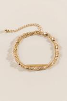 Francesca's Gillian Metal Wrap Bracelet - Multi