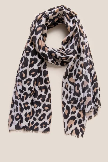 Francesca's Sarah Scarf In Leopard - Leopard
