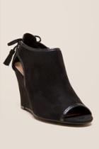 Cl By Laundry Brinley Tassel Wedge Bootie - Black
