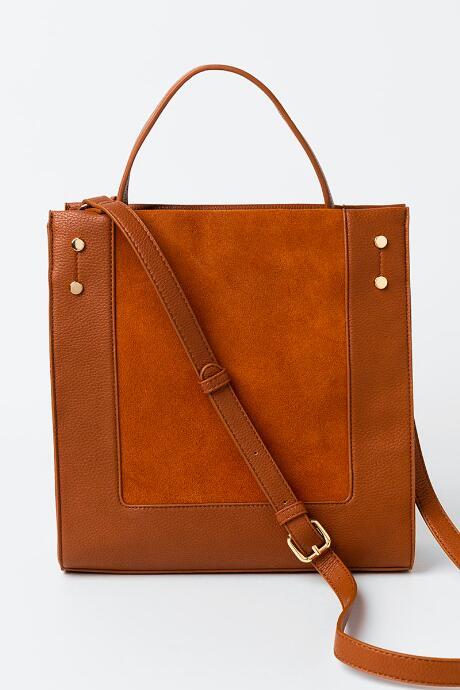 Francesca's Daphine Mini Tote - Cognac