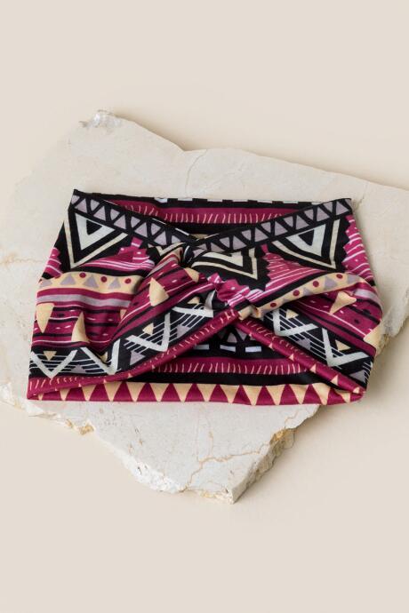 Francesca's Aniyah Geo Softwrap - Brick