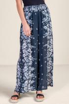 Famma Group Inc. Dylan Floral Palazzo Pants - Black
