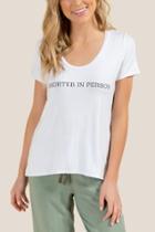 Francesca Inchess Kora Shorter In Person Graphic Tee - White