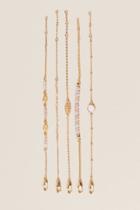 Francesca's Skylar Beaded Bracelet Set - Iridescent