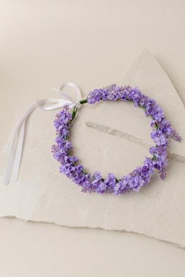Francesca's Aurora Flower Crown - Lavender