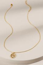 Francesca's Sagittarius Constellation Circle Pendant Necklace - Gold