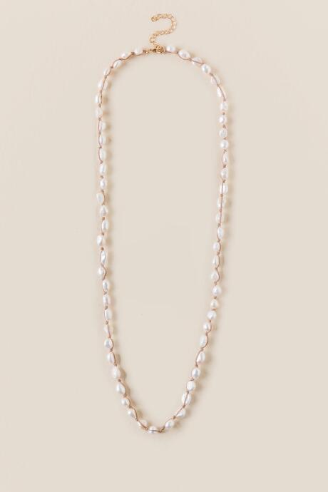 Francesca Inchess Madelyne Knotted Pearl Necklace - Pearl