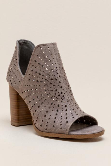 Fergalicious Reno Peep Toe Shootie - Taupe
