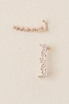 Francesca's Zana Flower Ear Cuff Bracelet In Rose Gold - Rose/gold