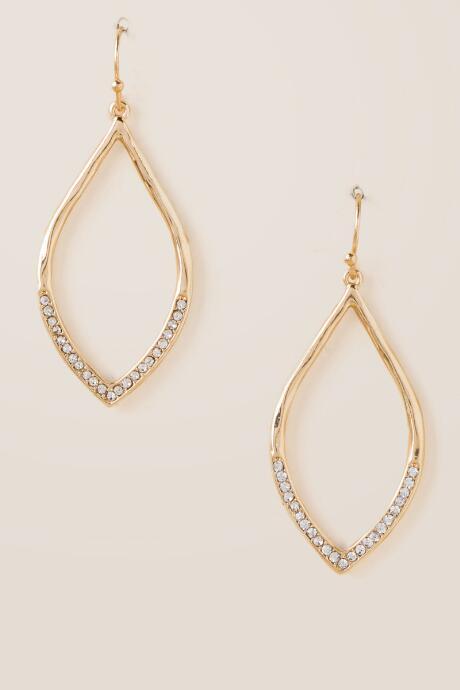 Francesca's Marisa Marquis Drop Earring - Gold